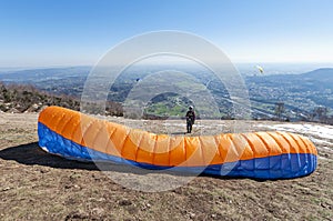Paraglider take-off