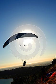 Paragliding photo