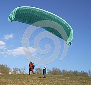 The paragliding