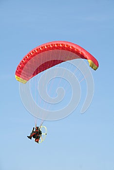 The paragliding