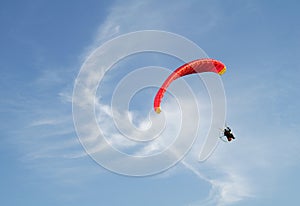 The paragliding