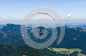 Paragliding in alps