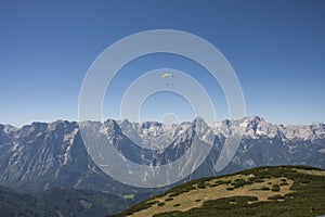 Paragliding in the Austrian Alps