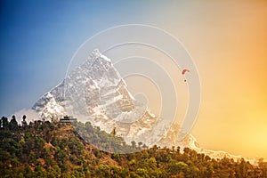 Paragliding in Himalaya