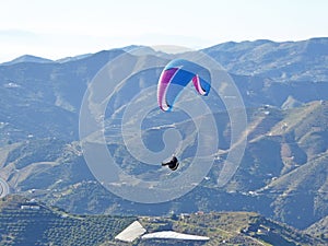 Paragliding from Itrabo in Andalucia, Spain photo