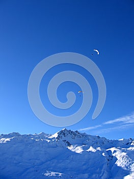 Paragliding in the Mountains