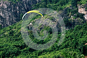 The paragliding at Nong Yai cholburi