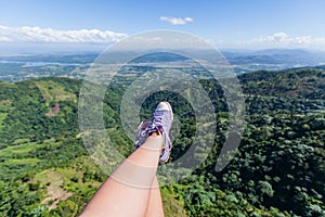 Paragliding Over Mountains