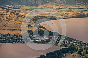 Paragliding over Queenstown, New Zealand