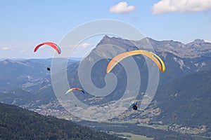 Paragliding in Samoens, French Alps photo