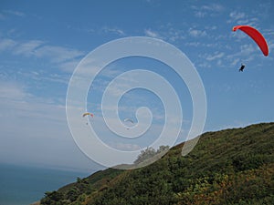 paragliding in Plerin