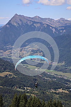 Paragliding in Samoens, French Alps photo