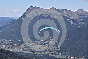 Paragliding in Samoens, French Alps photo