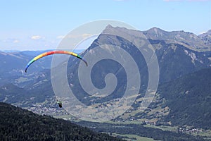 Paragliding in Samoens, French Alps photo