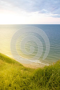 The paragliding spot on Omaha Beach, Vierville sur Mer