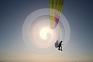 Paragliding tandem gopro