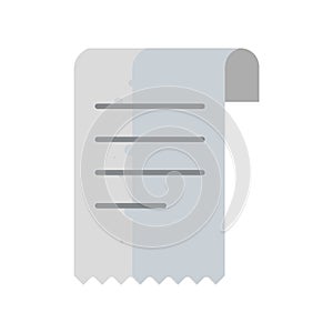 Paragon, bill, recepit - vector icon
