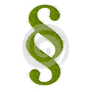 Paragraph eco green lawn vector.