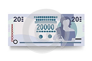 Paraguay money set bundle banknotes.