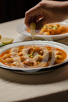 Paraguayan soup Vori Vori photo