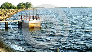 Parakrama samudraya lake in Polonnaruwaalmost filled to the brim.