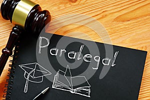 Paralegal is shown on the photo using the text