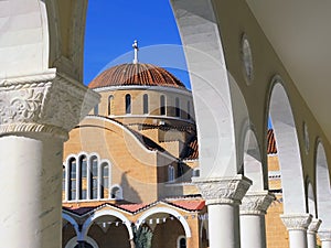 Paralimni church in Cyprus photo