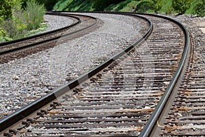 Parallel Amtrak Rails