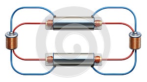 Parallel circuit with multiple resistors