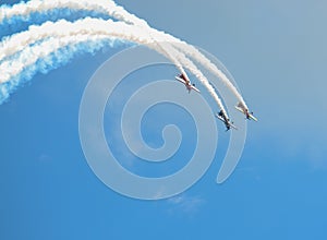 Parallel Diving Stunt Planes