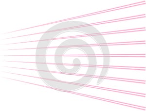 irradiated parallel lines
