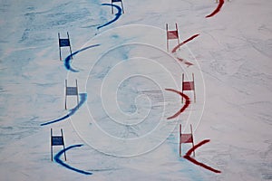 parallel slalom track