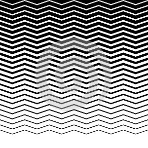 Parallel wavy-zigzag horizontal lines - Horizontally repeatable