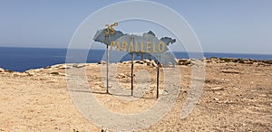 35 parallelo in Lampedusa photo