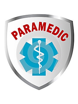 Paramedic shield sign