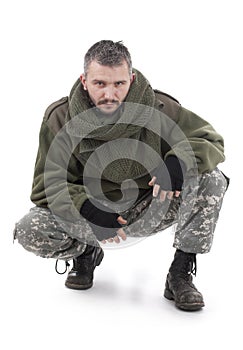 Paramilitary soldier