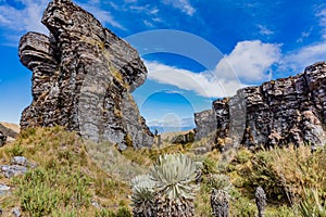 Paramo de Oceta Ciudad de Piedra Mongui Boyaca Colombia