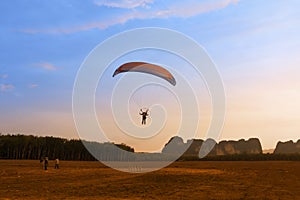 Paramotor at Krabi province