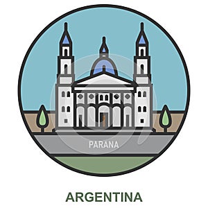 Parana. Cities and towns in Argentina photo