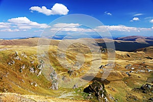 The Parang Mountains seen from Transalpina Road