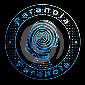 Paranoia, Woman Psychology Concept photo