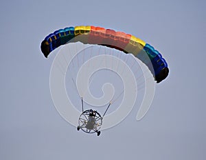 Paraplane in flight