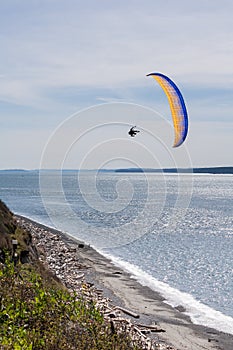 Parasail extreme flying photo