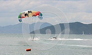Parasail landing photo