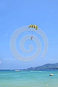 Parasail at sea side