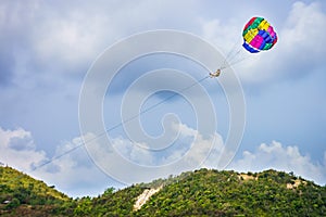 Parasail sport and recreation in Thailand