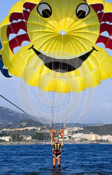 Parasailing photo