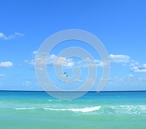 Parasailing in the Caribbeans