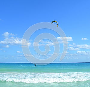 Parasailing in the Caribbeans