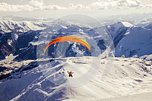 Parasailing in Gudauri Ski Resort, Georgia